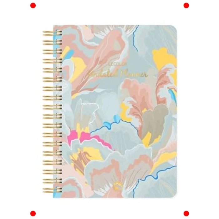 Spiralli Süresiz Planlayıcı Ajanda Defter (17x24 cm)