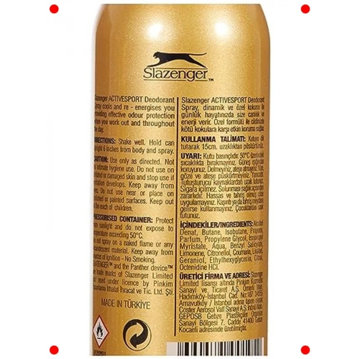 Sportif Erkek Parfüm & Deodorant Seti (125+150 ml)