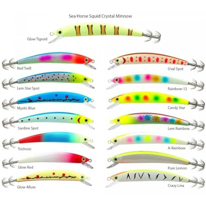 Squid Crystal nnow115mm 23g LemRainbow