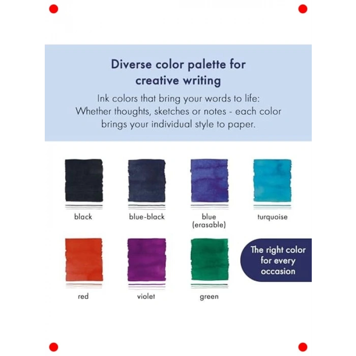 Standart Dolmakalem Mürekkep Kartuşu