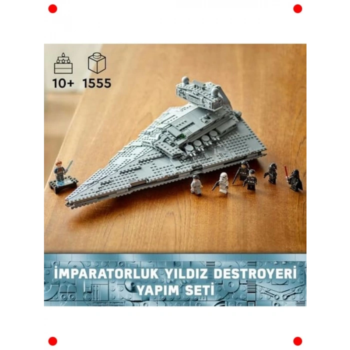 Star Wars İmparatorluk Yıldız Destroyer Modeli (1555 Parça)