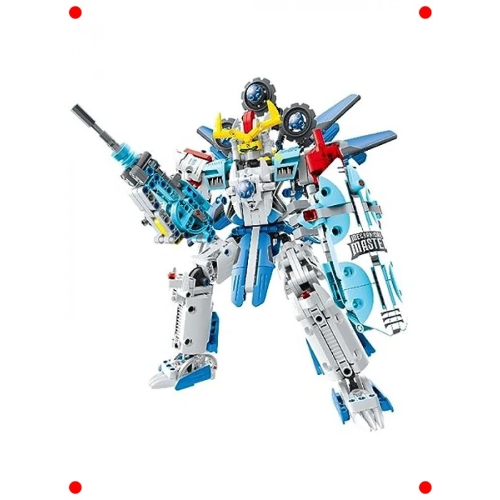 STEM Savaşçı Robot Yapım Seti - 502 Parça Eğitici Blok