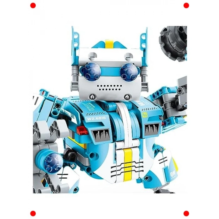 STEM Savaşçı Robot Yapım Seti - 502 Parça Eğitici Blok