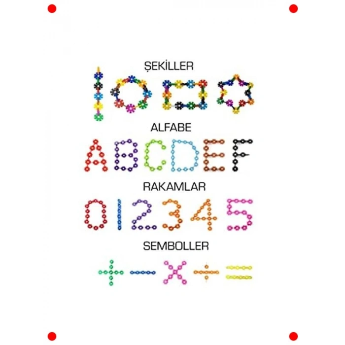 STEM Uyumlu Eğitici Kilitli Diskler Yapı Oyuncak Seti
