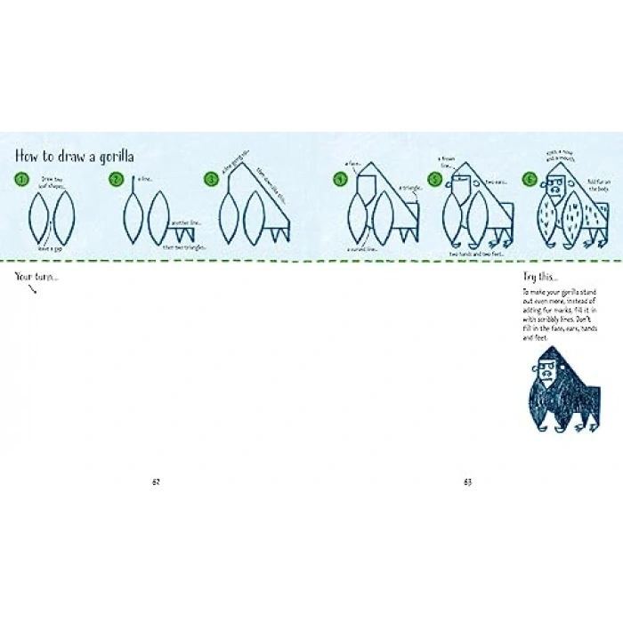 Step-by-Step Hayvan Çizimi Kitabı, Kağıt Kapak, Öğretici