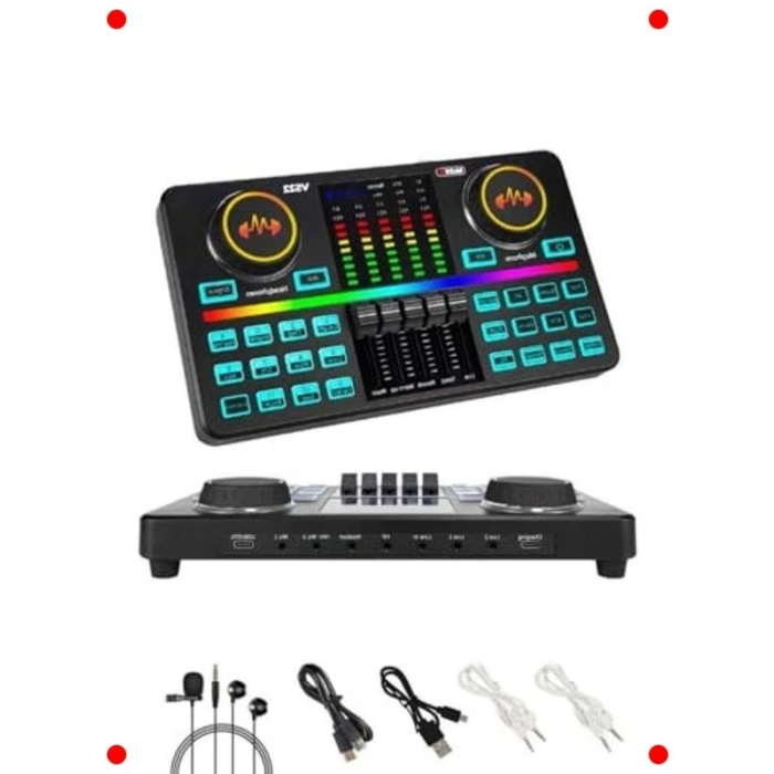 Stüdyo Kayıt ve Canlı Yayın Ses Kartı Mikseri