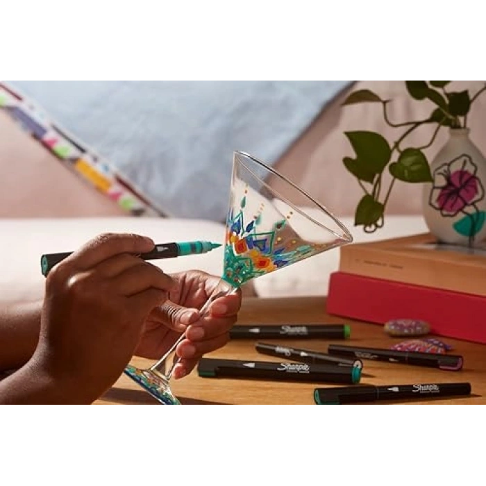 Su Bazlı Akrilik Marker Kalem Seti, 5 Adet