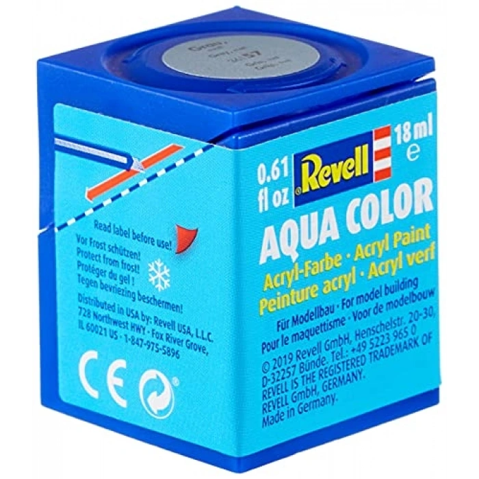 Su Bazlı Maket Boyası, Gri Mat 18 ml