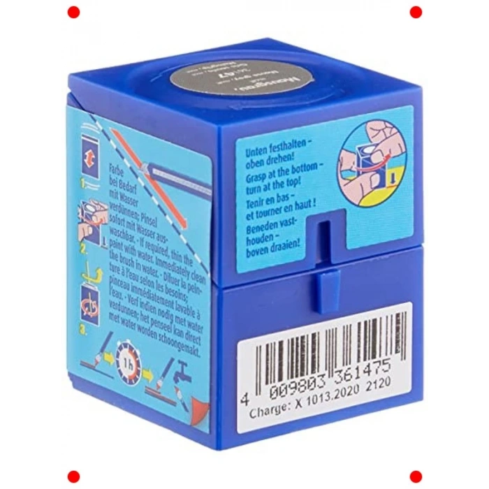 Su Bazlı Maket Boyası - Gri Mat 18 Ml