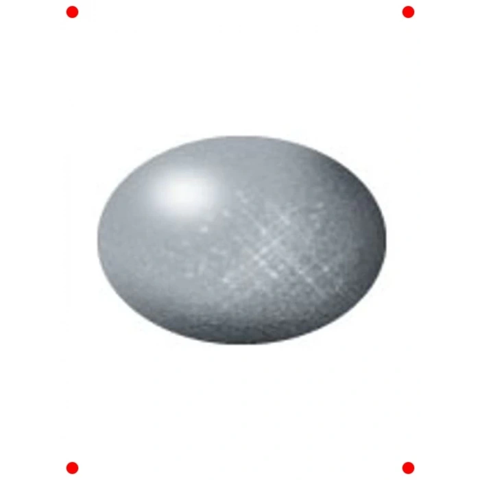 Su Bazlı Maket Boyası - Gümüş Metalik 18 ML