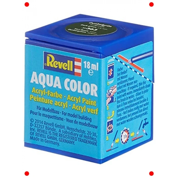 Su Bazlı Maket Boyası Koyu Yeşil İpek 18 ml