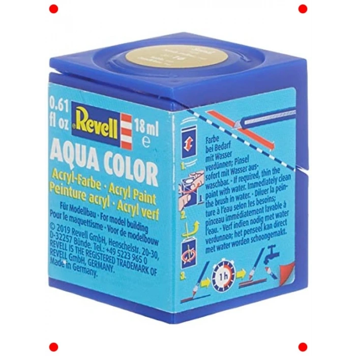 Su Bazlı Maket Boyası Kum Sarısı Mat 18 ml