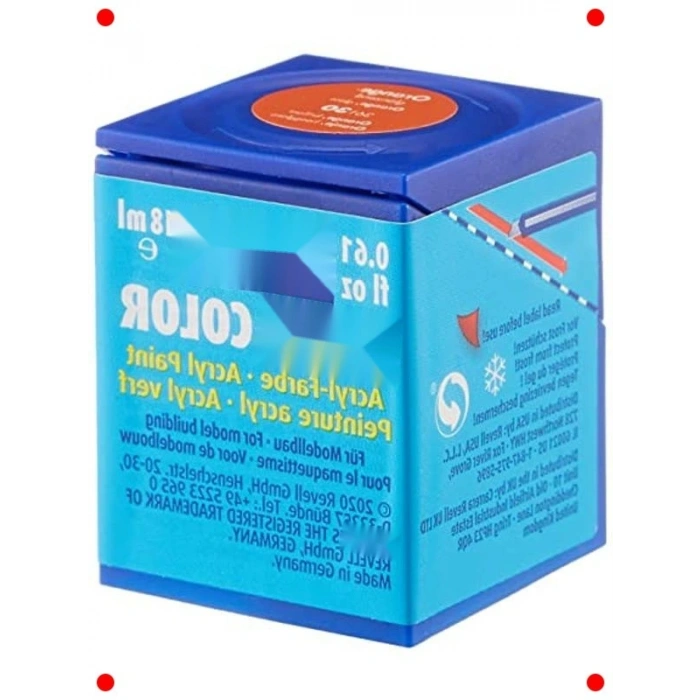 Su Bazlı Maket sı Turuncu Parlak 18 Ml