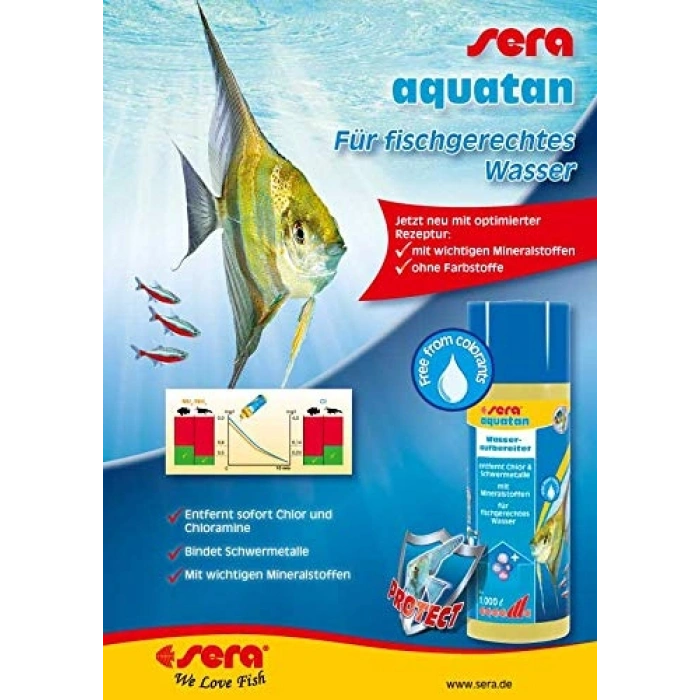 Su Düzenleyici, 100ml, Akvaryum için Kullanım