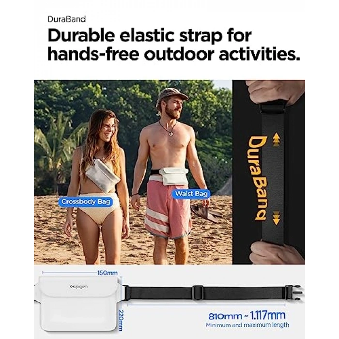 Su Geçirmez Bel Çantası, 2 Adet, Kullanışlı ve Şık