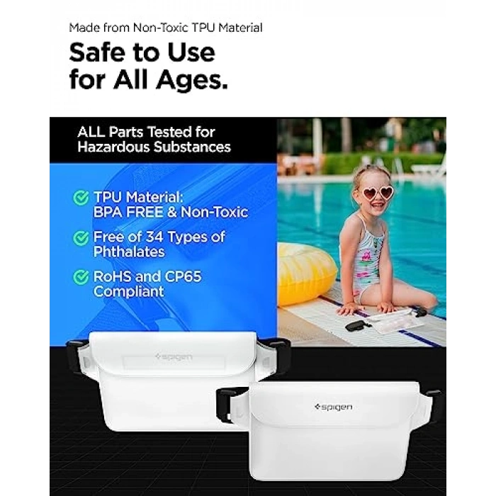 Su Geçirmez Bel Çantası, 2 Adet, Kullanışlı ve Şık