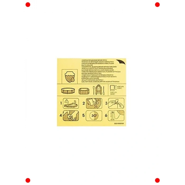 Su Geçirmez Kendinden Yapışkanlı Onarım Yamaları – 10 Adet