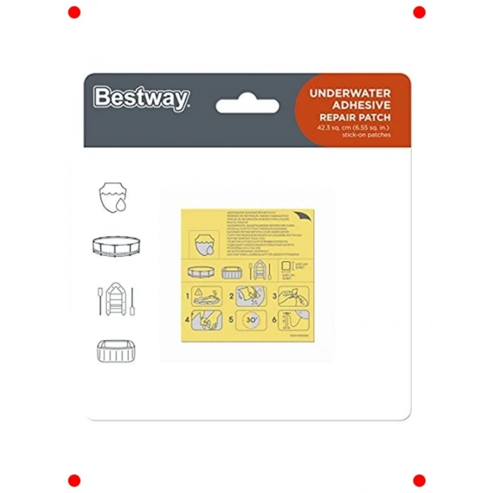 Su Geçirmez Kendinden Yapışkanlı Onarım Yamaları – 10 Adet