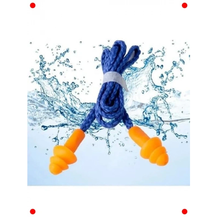 Su Geçirmez Kulak Tıkacı, Boyun İpli, Gürültü Önleyici