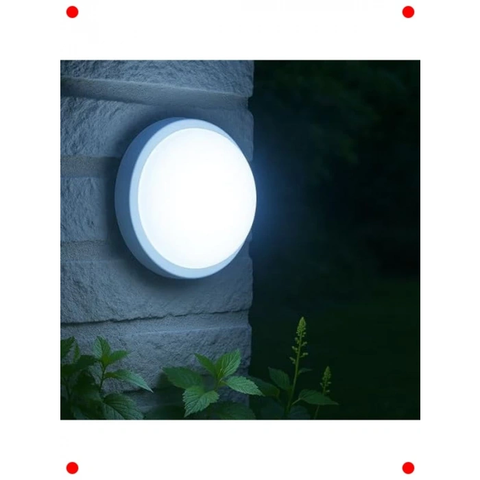 Su Geçirmez LED Tavan Duvar Lambası 15W 6500K