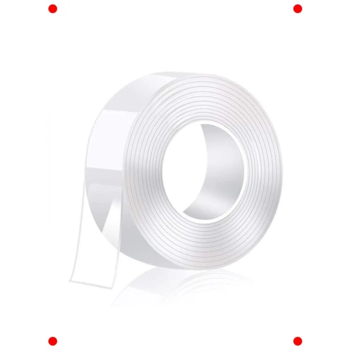 Su Geçirmez Şeffaf Çift Taraflı Nano Bant 2 Metre