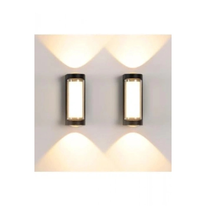 Su Geçirmez Üç Yönlü LED Aplik, 9W 3200K Gün Işığı
