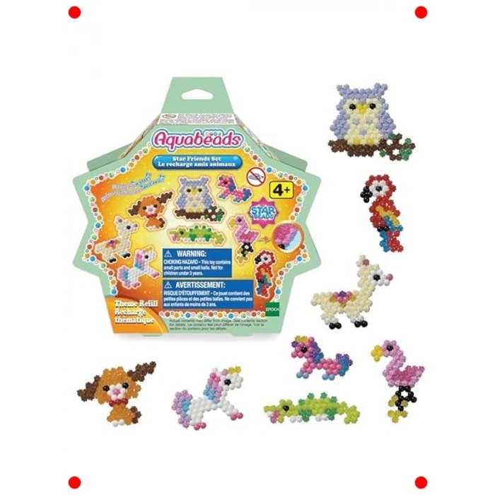 Su ile Yapışan Yıldız Boncuklar Arkadaşlık Seti