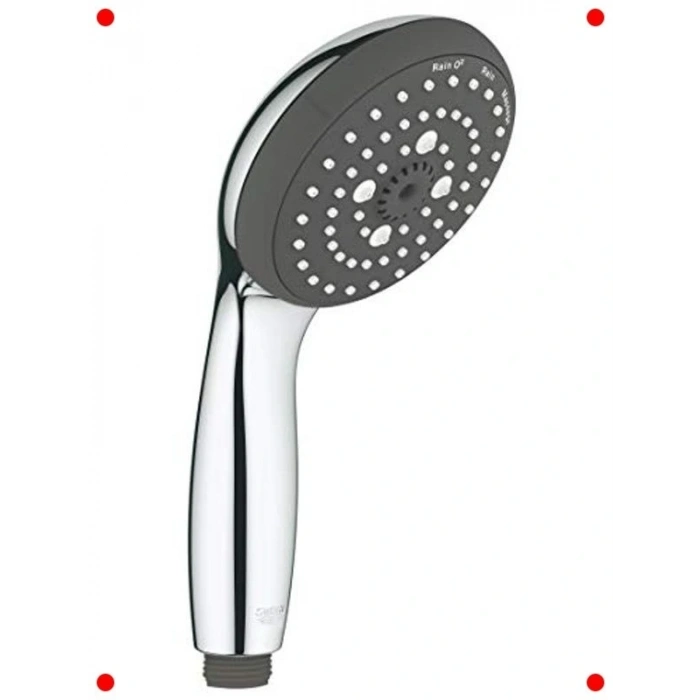 Su Tasarruf 3 Akışlı Krom El u Başlığı, Kireç Önleyici