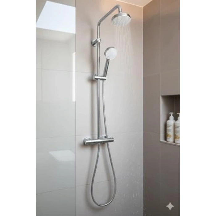 Su Tasarruflu Yüksek Basınçlı Duş Başlığı, 3 Kademeli Ayar