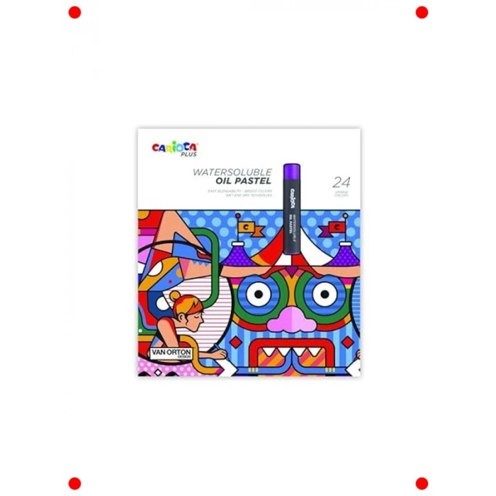 Suda Çözünür Yağlı Pastel Boya Seti - 24lü