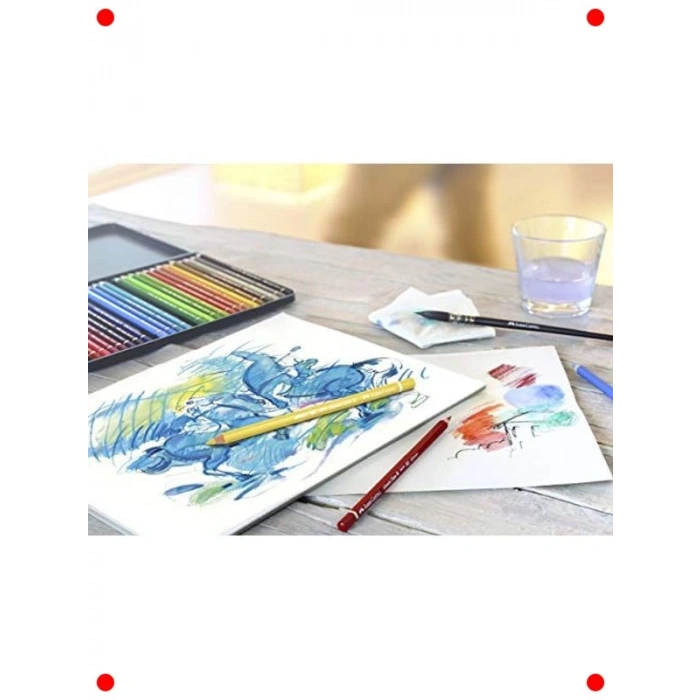 Sulu Boya Efektli Sanat Kalemleri, 6lı Set