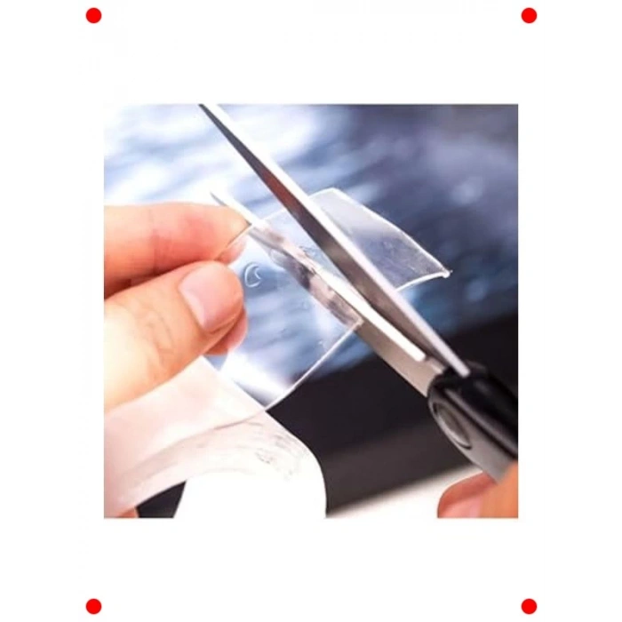 Süper Güçlü Şeffaf Nano Çift Taraflı Bant (3 Metre)