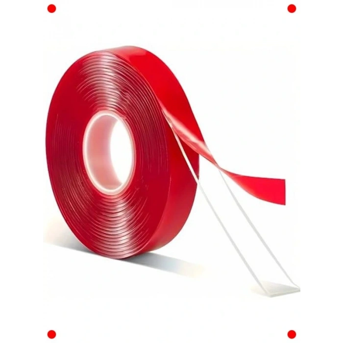 Süper Güçlü Şeffaf Yeniden Kullanılabilir Montaj Bandı