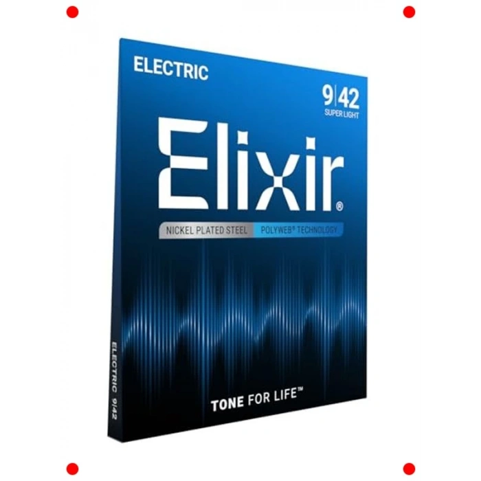 Süper Hafif Elektro Gitar Teli Seti (09-42)