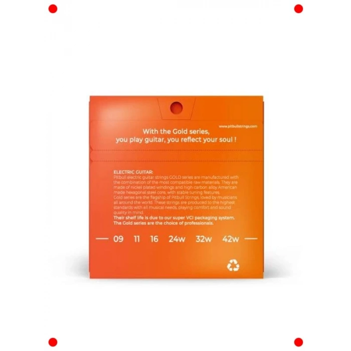 Süper Hafif Elektro Gitar Teli Seti (09-42)