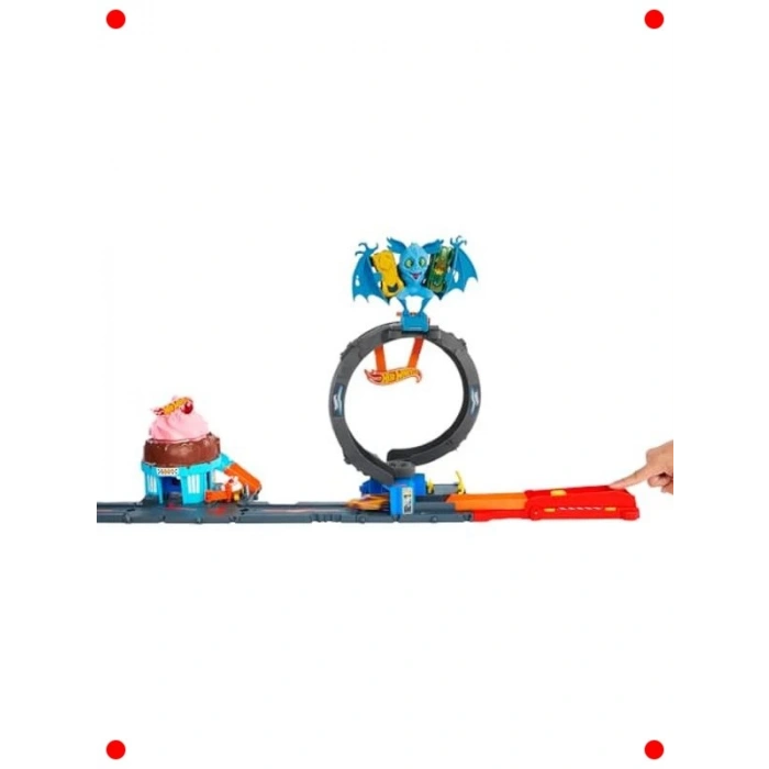 Süper Hızlı Araba Döngü Yarış Seti + Araç