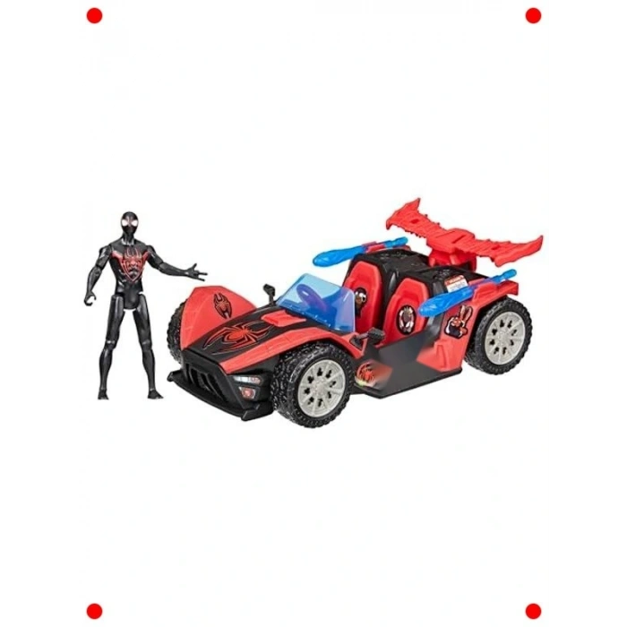 Süper Kahraman Figürü ve Yarış Arabası Seti