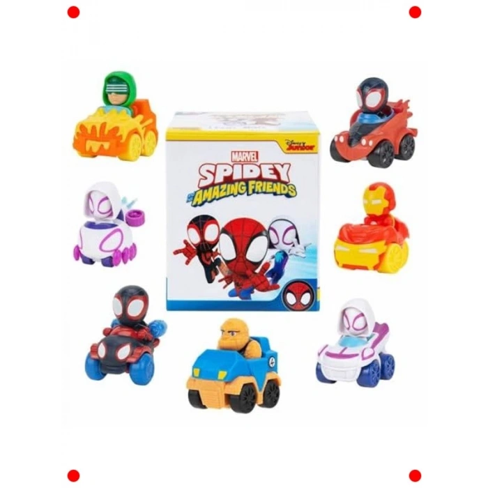 Süper Kahraman Temalı Mini Oyuncak Araba