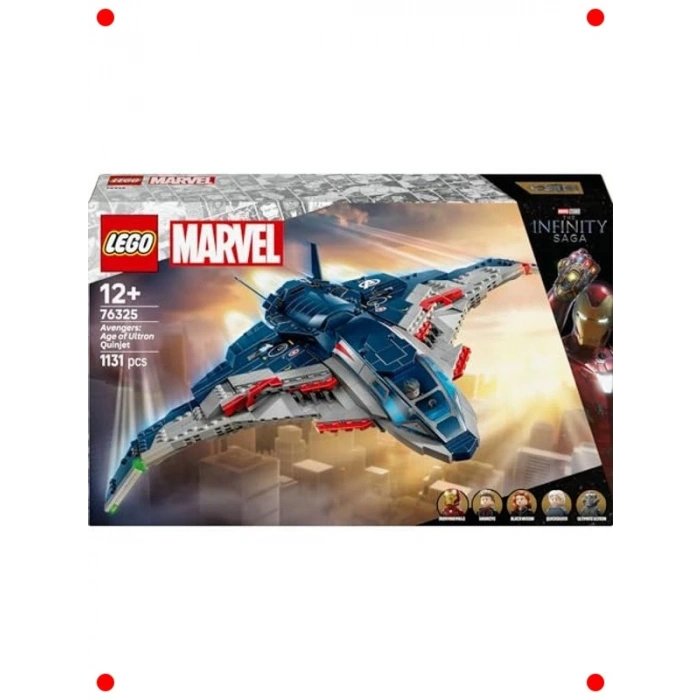 Süper Kahraman Uçağı Yapım Seti 1131 Parça