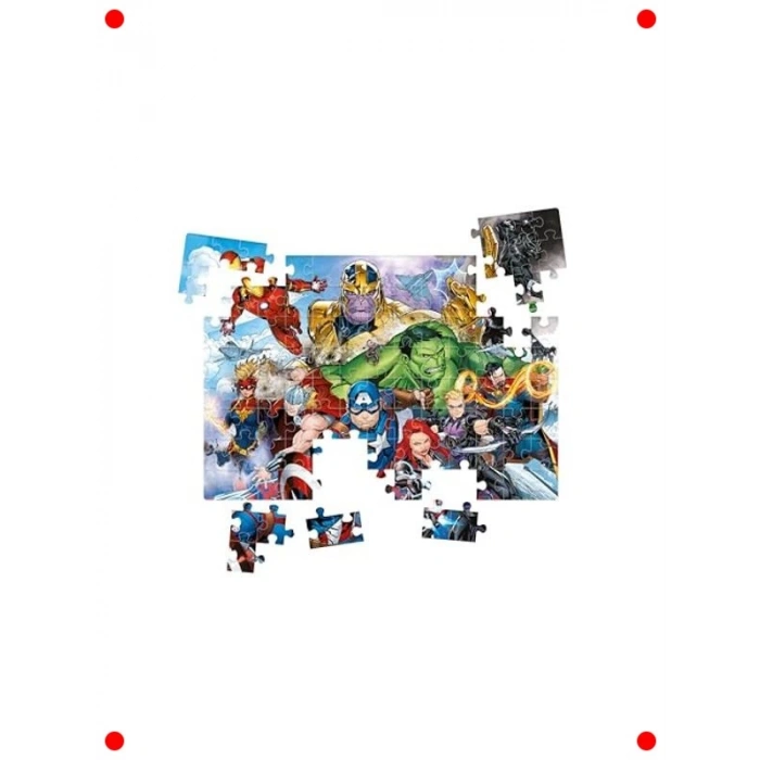 Süper Kahramanlar Temalı Yapboz - 104 Parça
