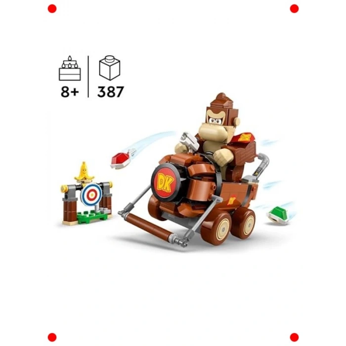 Super Mario Donkey Kong Kart Yapım Seti - 387 Parça
