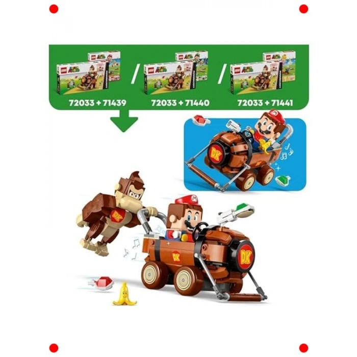 Super Mario Donkey Kong Kart Yapım Seti - 387 Parça