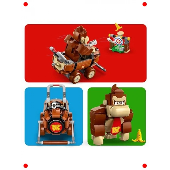 Super Mario Donkey Kong Kart Yapım Seti - 387 Parça