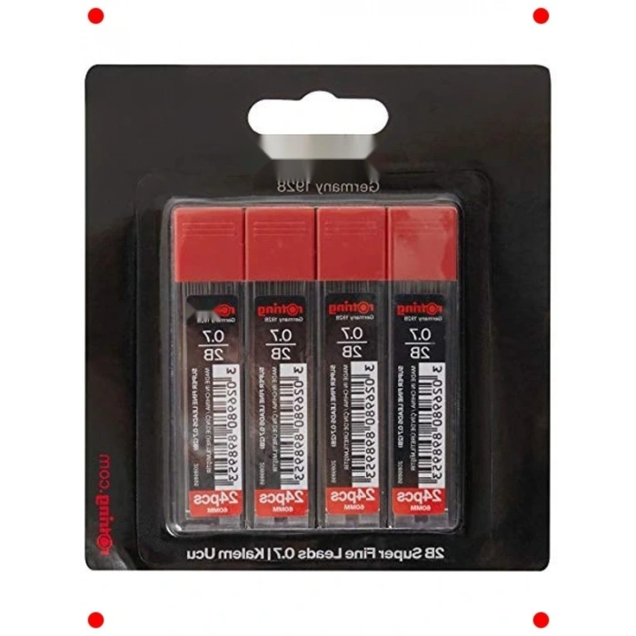 Süper Polimer Kurşun Kalem Ucu (2B), 0.7 mm, 4lü Paket