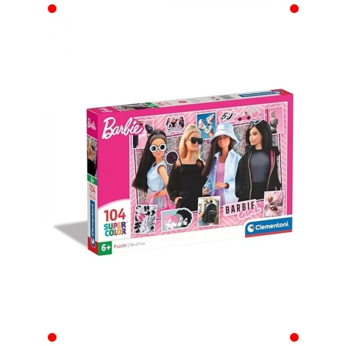 Süper Renkli Kız Çocuk Yapbozu (104 Parça)