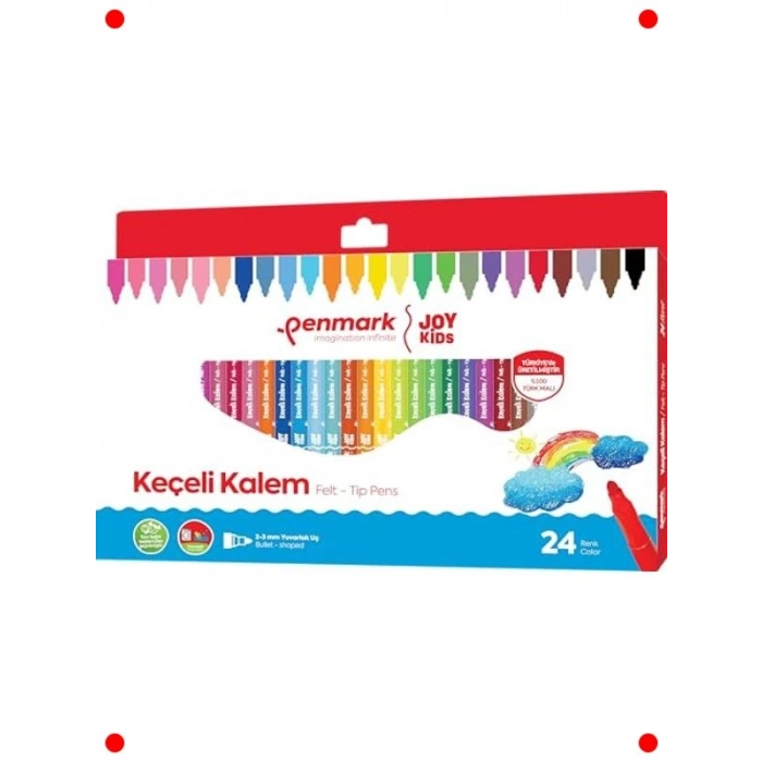 Süper Yıkanabilir Keçeli Kalem Seti (24lü)