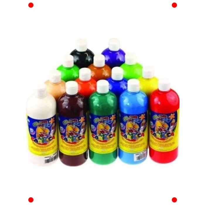 Süper Yıkanabilir Tempera Sulu Boya - Mavi 1000 ML