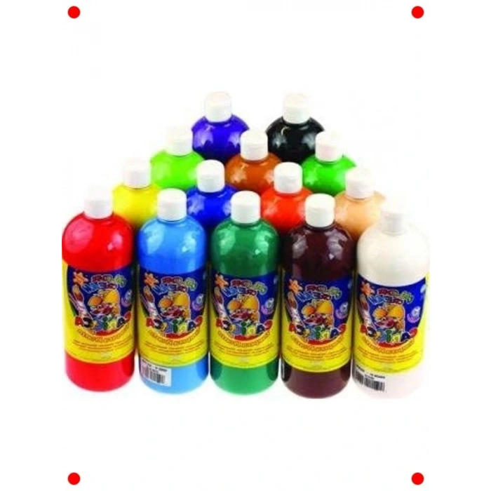 Süper Yıkanabilir Tempera Sulu  - Sarı 1000 ML