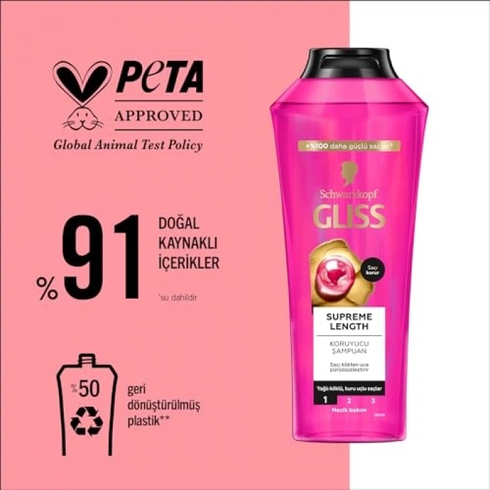 Supreme Length Şampuan 400 ml Saç Uzatma
