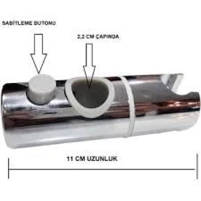 Sürgülü Duşlar Için Ayarlanabilir Duş Mafsalı 11 mm